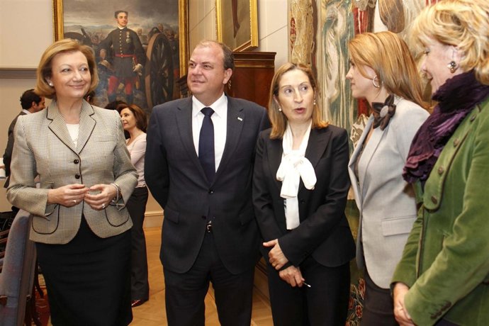 Luisa Fernanda Rudi, Con Monago, Pastor, Cospedal Y Aguirre