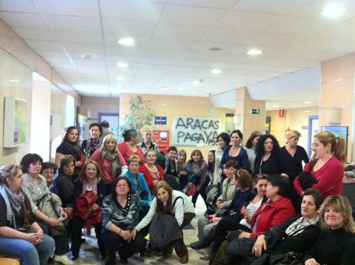 Limpiadoras Encerradas En El Virgen De La Salud De Toledo