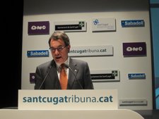 Artur Mas En Sant Cugat