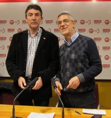 Los Secretarios De UGT Y CCOO En Castilla Y León
