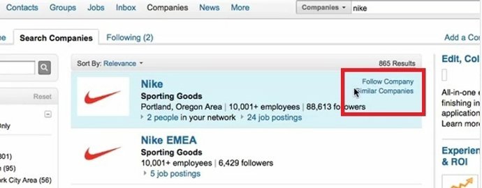Botón Seguir En Linkedin