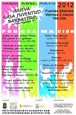 Cartel De Las Actividades 