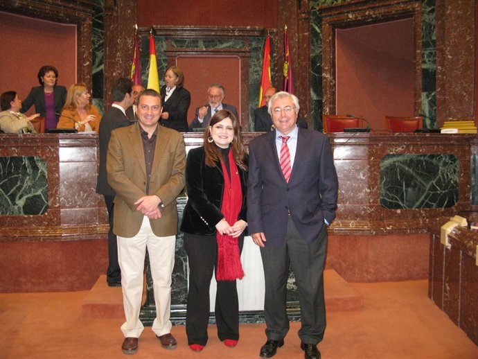 José Antonio Pujante, María Teresa Marín Y Antonio Martínez Bernal