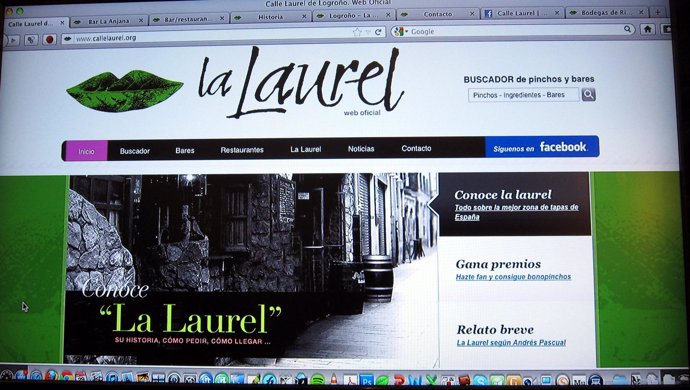 Imagen De La Nueva Web De La Calle Laurel