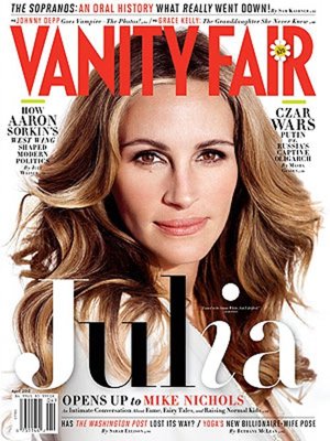 Julia Roberts En La Portada De Vanity Fair