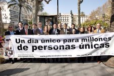 Miembros De FEDER-Andalucía En El Día Mundial De Las Enfermedades Raras