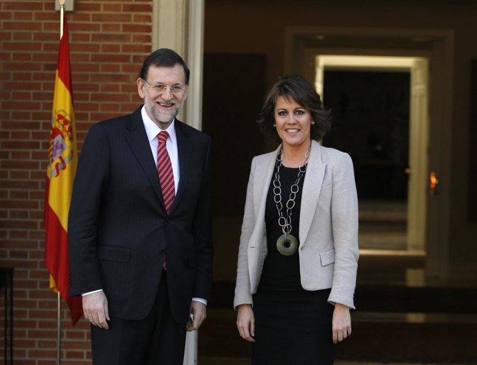 Mariano Rajoy Se Reúne Con Yolanda Barcina En La Moncloa
