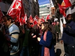 Oltra Concentración Sindicatos