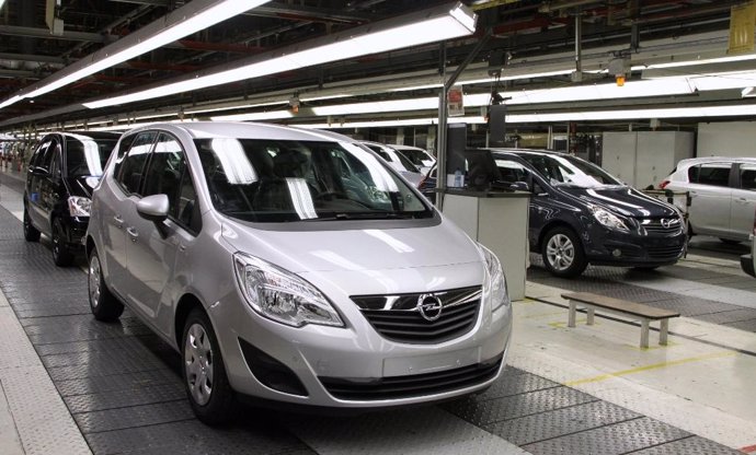 Opel Meriva En La Planta De Figueruelas