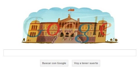 'Doodle' 300 Aniversario Apertura Al Público De La Biblioteca Nacional