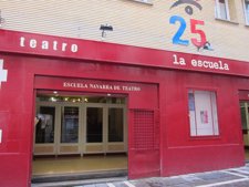 Fachada De La Escuela Navarra De Teatro.
