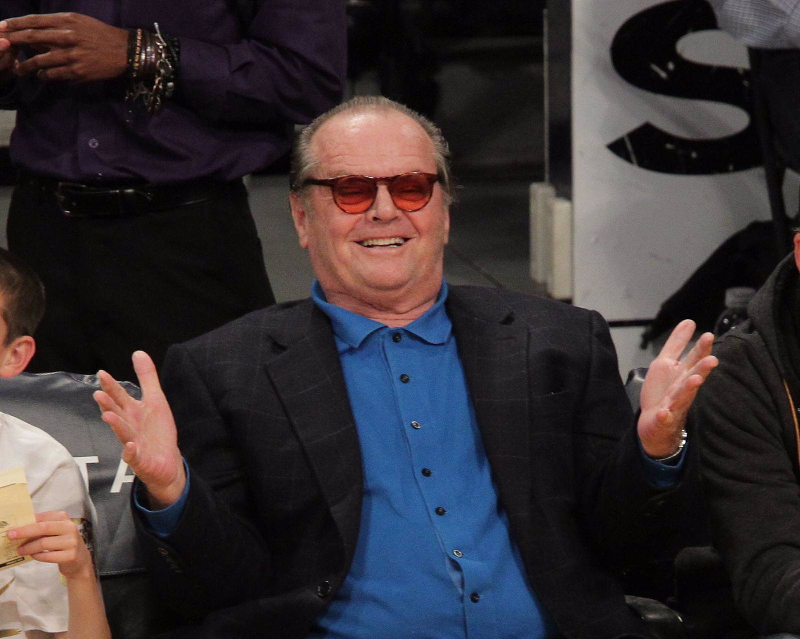 Jack Nicholson En Un Partido De Basket
