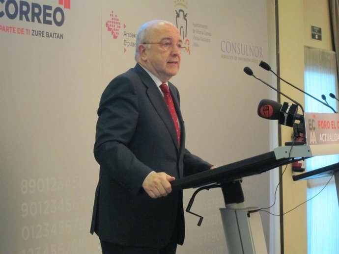 El Comisario Europeo Joaquín Almunia