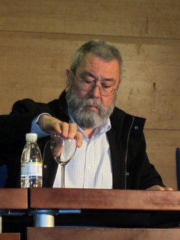 El Secretario General De UGT, Cándido Méndez, En La Rueda De Prensa.