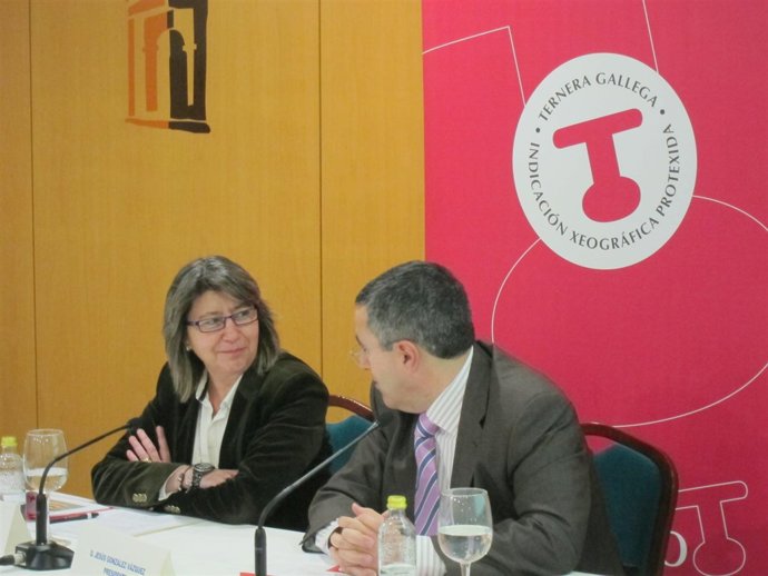 La Conselleira Do Medio Rural Y El Presidente De La IXP Ternera Gallega