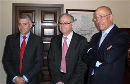 El Delegado De La Junta, El Nuevo Director De Educación Y Sánchez Pascuala