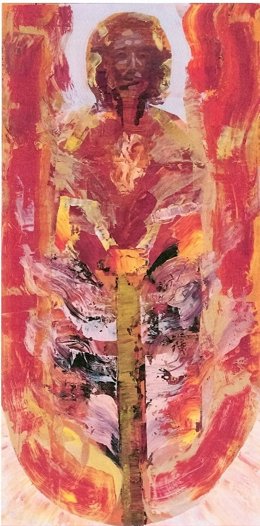 Una De Las Obras De 'Los Hombres Que Miran Al Sol'