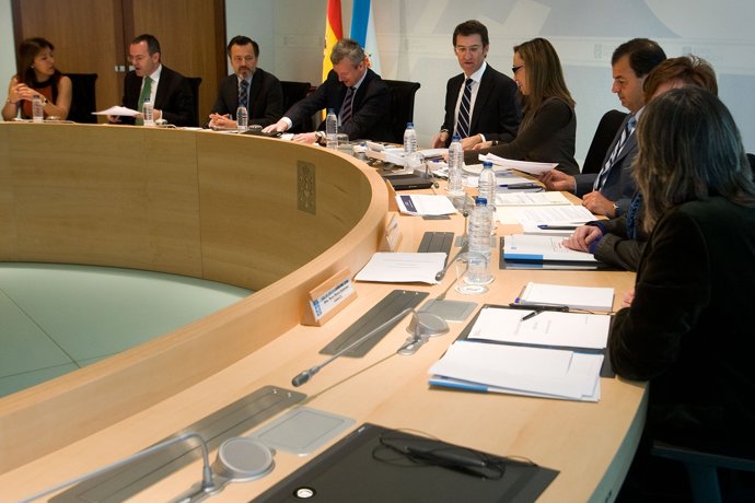 Imagen De La Reunión Del Consello De La Xunta