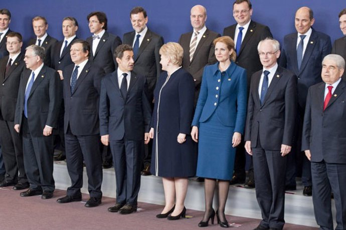 Los Líderes Europeos En El Consejo Europeo