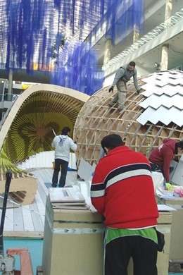 Montaje De La Última Feria Cevisama Celebrada En Feria Valencia