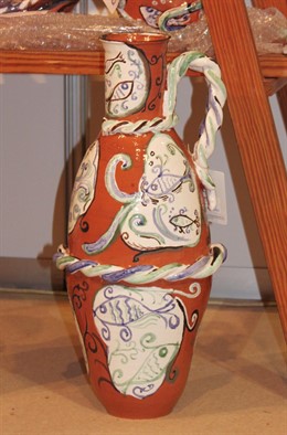 JARRON DE CERAMICA , FARCAMA