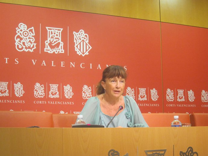 Cristina Moreno (PSPV) En Las Corts en imagen de archivo