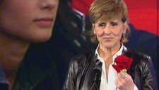 La Presentadora Mercedes Milá, Durante La Gala.
