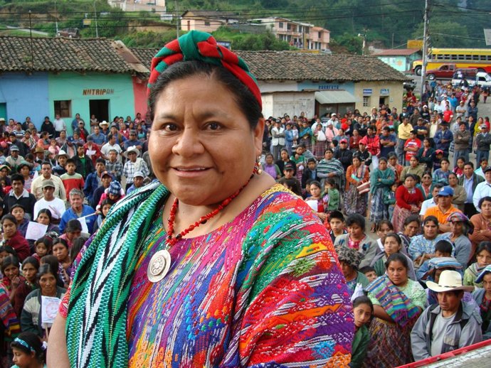 Rigoberta Menchú.