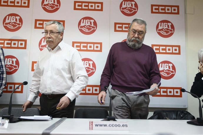 Ignacio Fernández Toxo Y Cándido Méndez