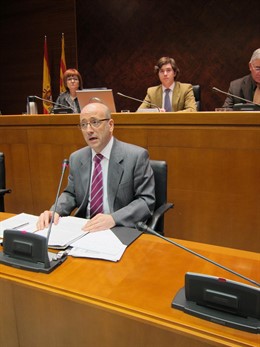 Félix Brocate En Su Comparecencia En Las Cortes De Aragón