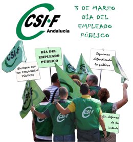 Cartel De CSIF Para El Día Del Empleado Público 2012