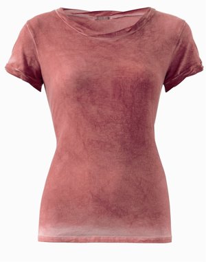 Camiseta De Algodón Con Efecto Desgastado Precio 19.90 ? 