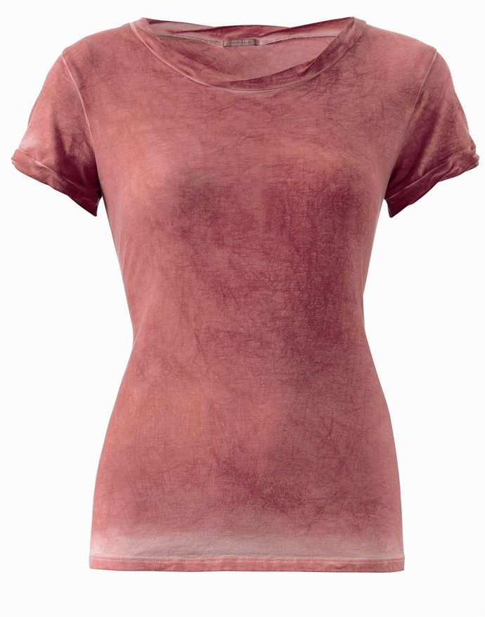 Camiseta De Algodón Con Efecto Desgastado Precio 19.90 ? 