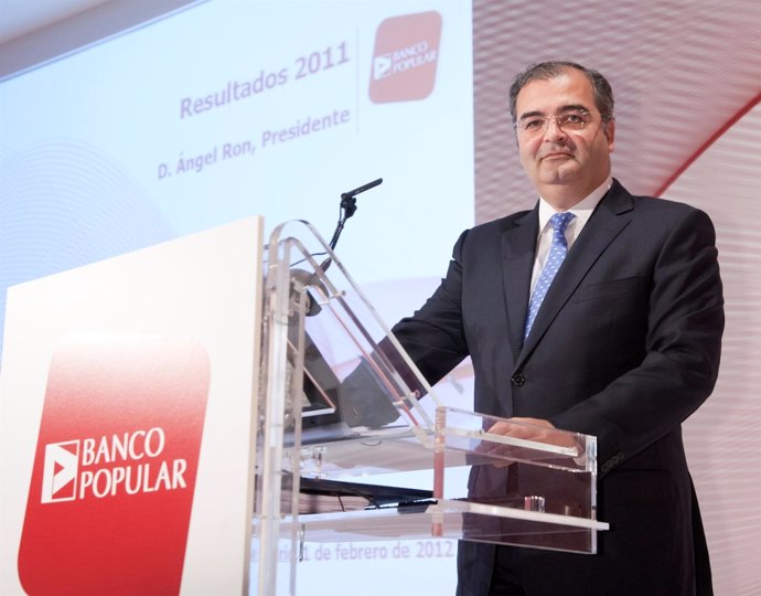 El Presidente De Banco Popular, Ángel Ron