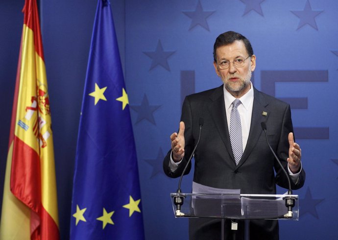 El Presidente Del Gobierno, Mariano Rajoy, En Bruselas