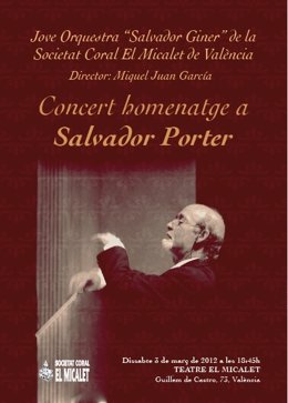 Cartel De Homenaje A Salvador Porter