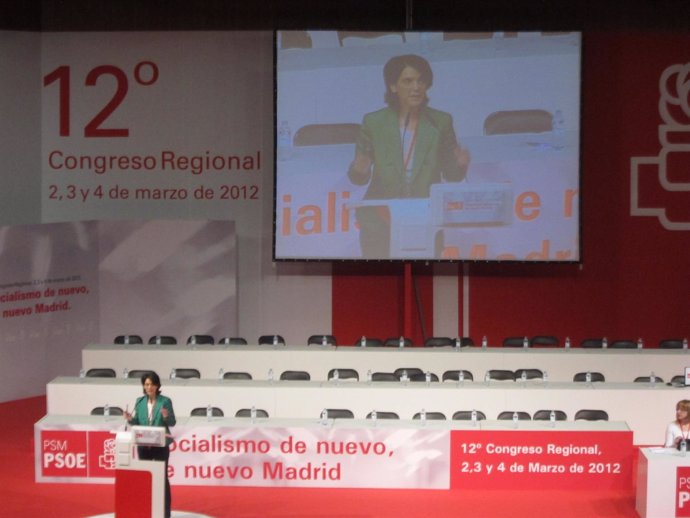 Pilar Sánchez Acera En El 12º Congreso Del PSM