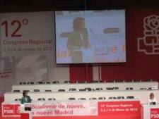 Pilar Sánchez Acera En El 12º Congreso Del PSM