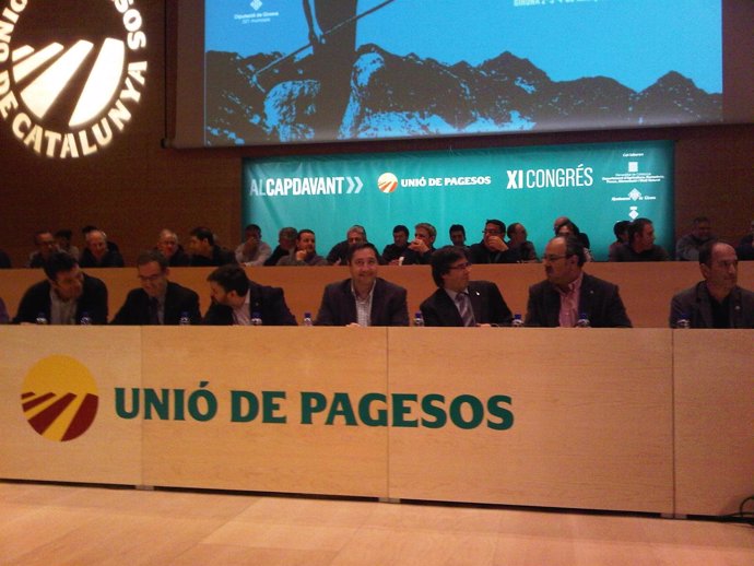 Josep Maria Pelegrí, En El Congreso De Unió De Pagesos