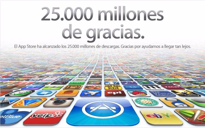 25.000 Millones De Aplicaciones Descargadas 