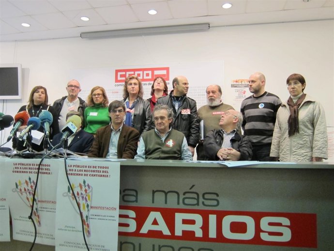 Representantes De Los 12 Sindicatos Convocantes