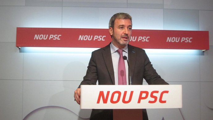 El Portavoz Del PSC Jaume Collboni