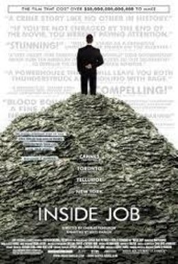 Cartel Del Documental Inside Job.