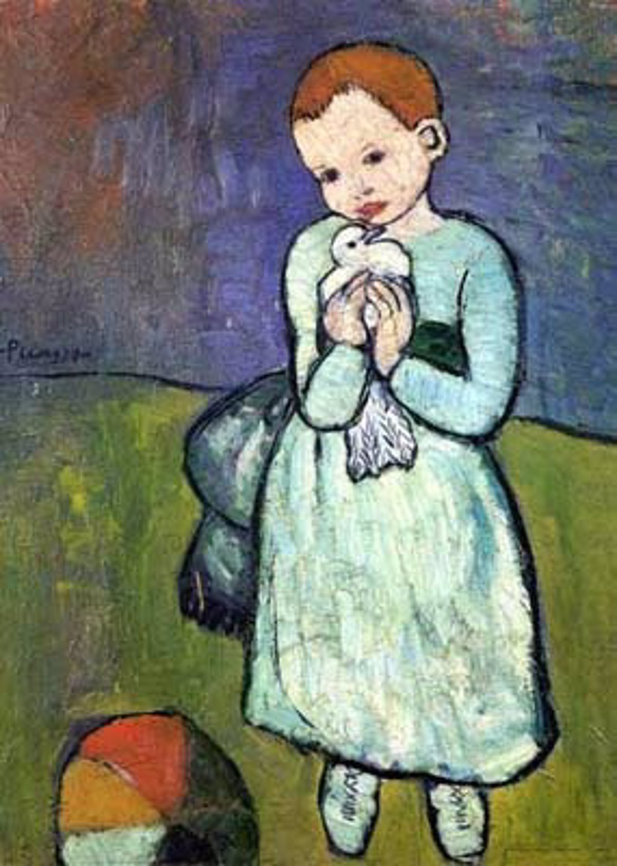 Sale al mercado 'Niño con una paloma' de Picasso, valorado en de dólares