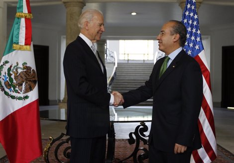 Joe Biden Y Felipe Calderón