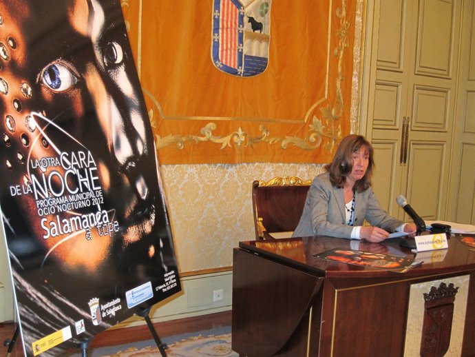 María José Fresnadillo En La Presentación Del Programa `Salamanca A Tope'