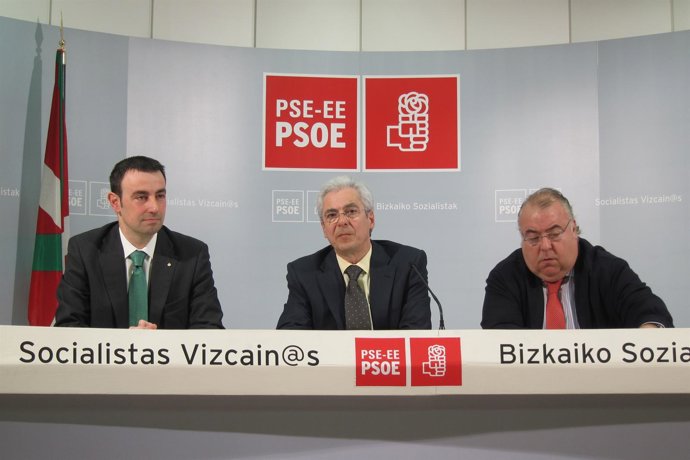 Mikel Torres, Carlos Totorika Y Tontxu Rodríguez (PSE)