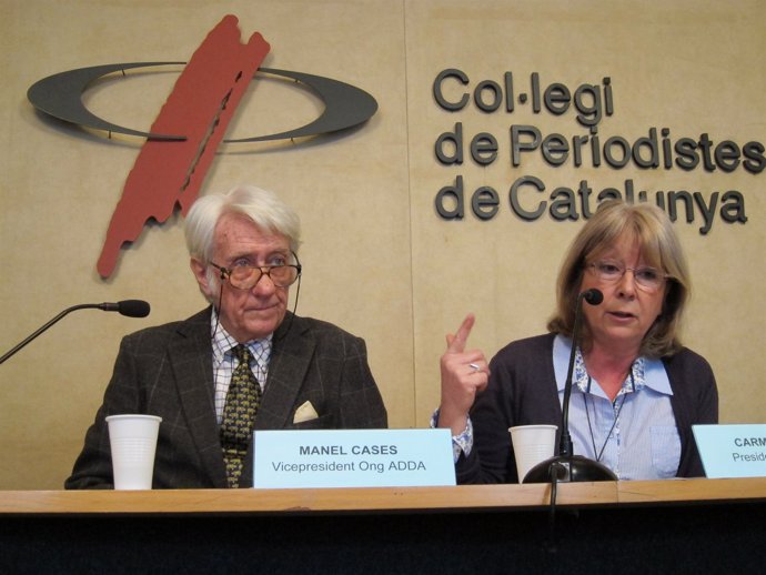 Manel Cases (Vicepresidente) Y Carmen Méndez (Presidenta) De Adda