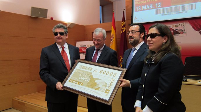 Presentación De La XIII Bienal De Música ONCE-Murcia Y El Cupón Conmemorativo 
