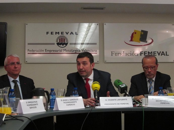 Vicente Lafuente En La Rueda De Prensa Anual De Femeval.